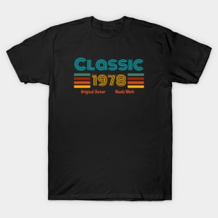 Retro birth year 1978 T-Shirt